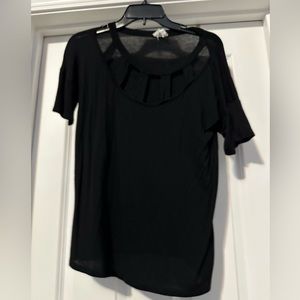Bibi cutout black shirt size S